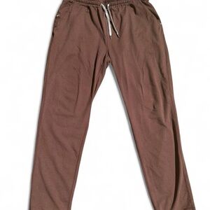 Vuori Sunday Performance Jogger Mens 2XL Brown Tapered Leg Pockets Stretch